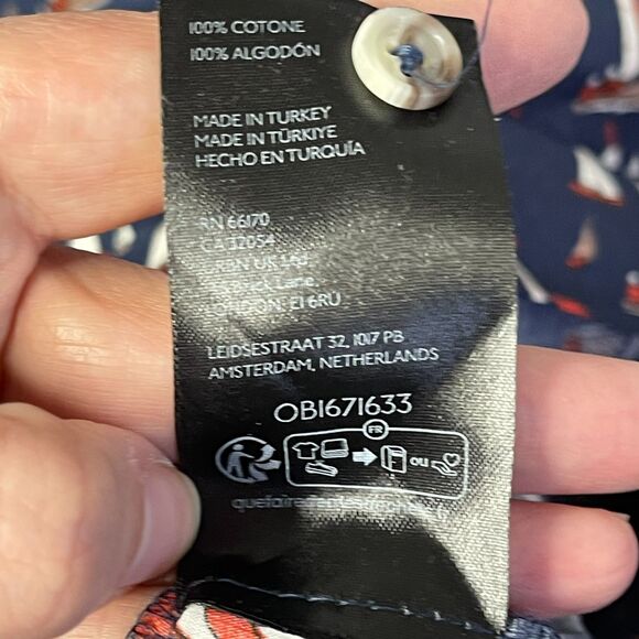 Anthropologie Maeve Bettina Sailboat Cotton‎ Shirt Dress Size XXS - Picture 9 of 11